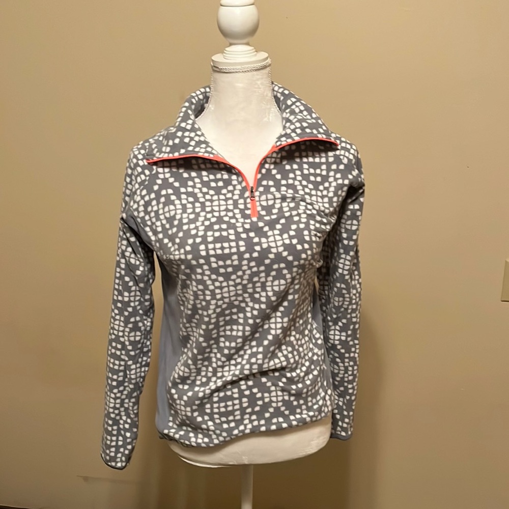 Gray And White Patterned Women's Jacket - image 1